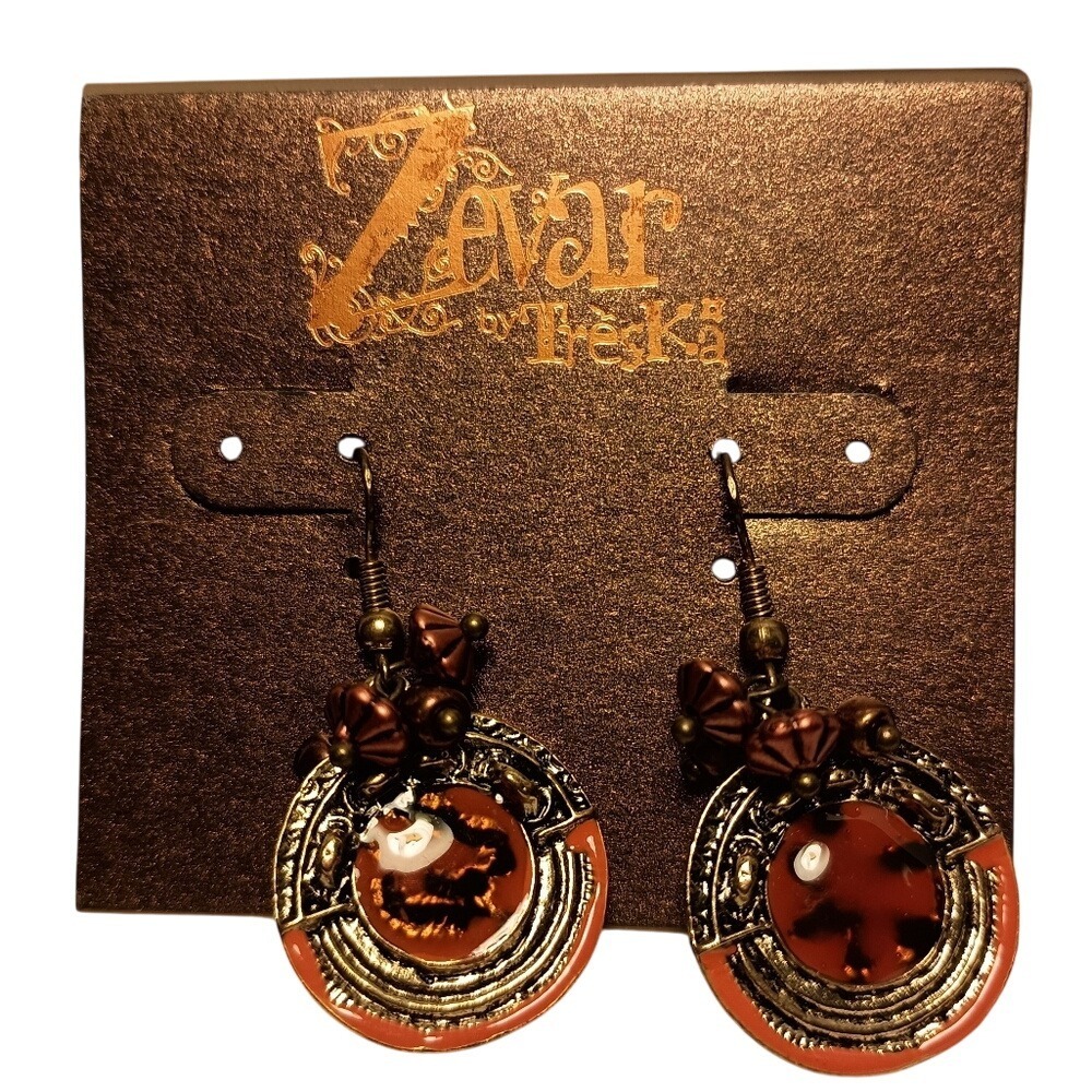 Zevar by Treska dangle earrings NWOT‎ SKUJ054